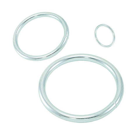 Round Welded Steel Rings 3/8" x 3" I.D. - Oaks Distribution Inc