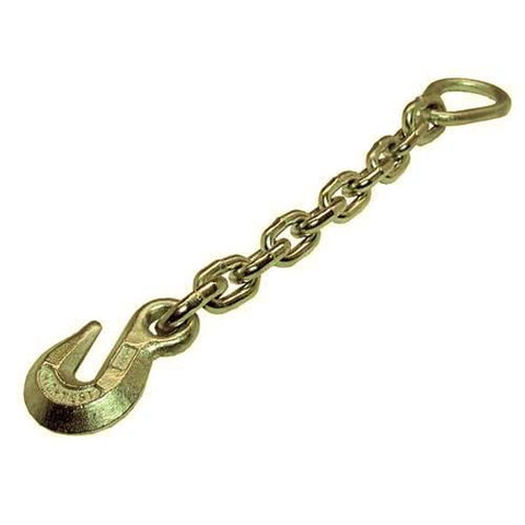3/8" x 18" G43 Anchor Cargo Chain with Oval Ring - Oaks Distribution Inc